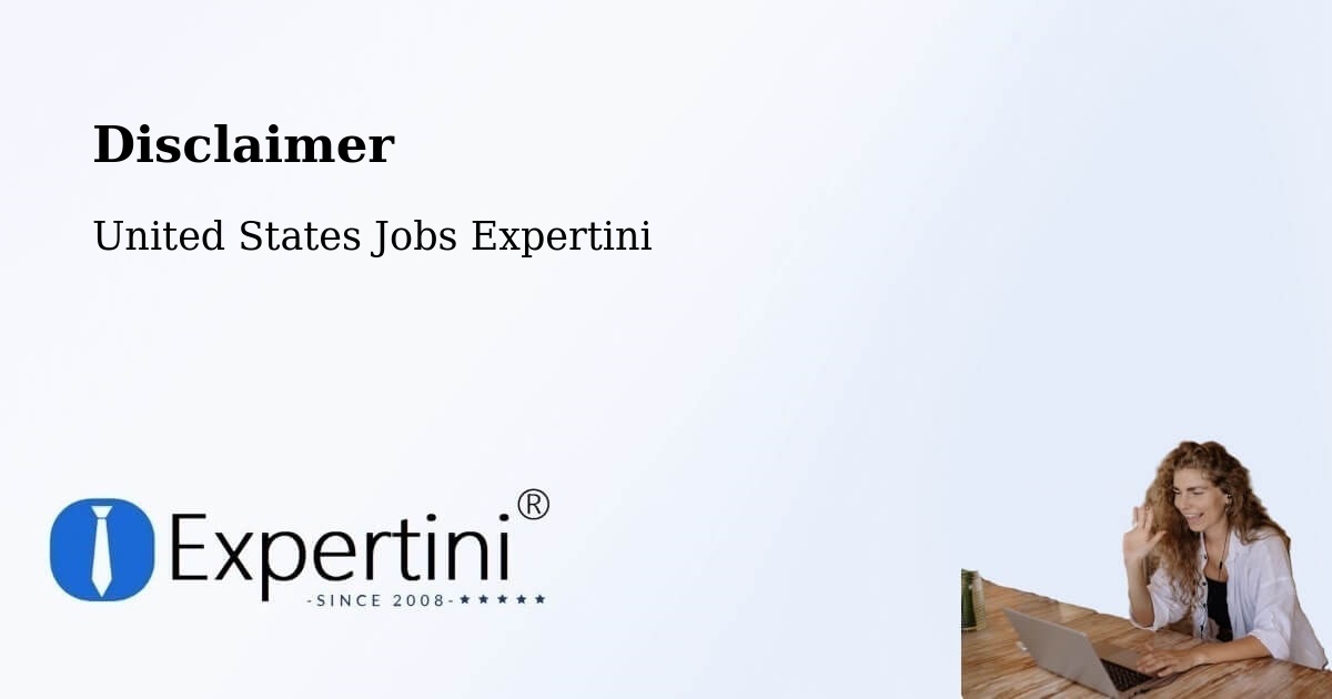 Disclaimer – Ord - United States Jobs Expertini